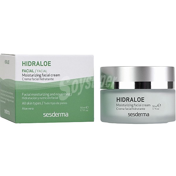 Hidraloe crema facial hidratante para peil seca