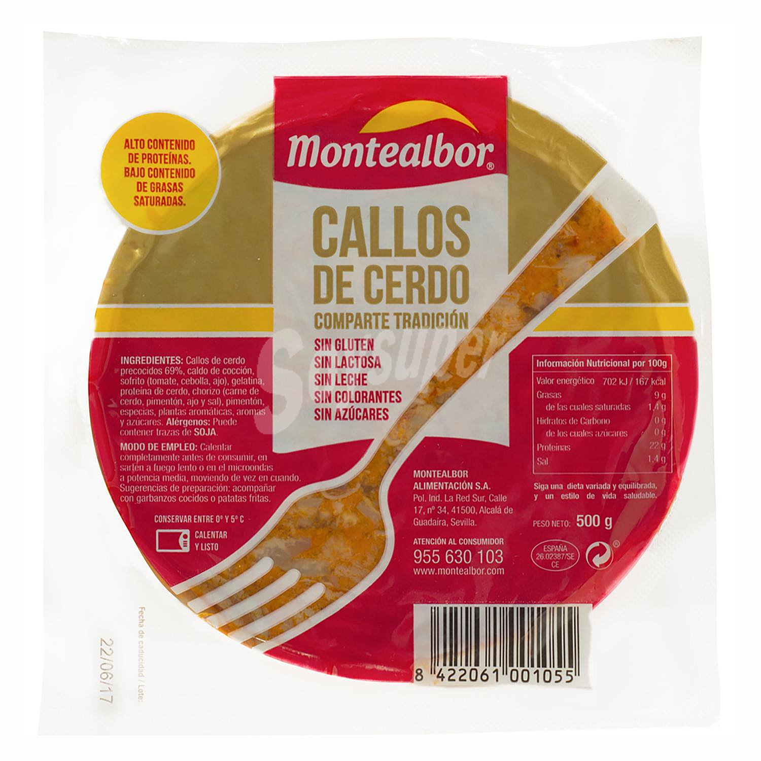 Callos de cerdo Montealbor