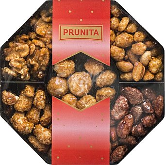 Cesta nº14 Doris nuez macadamia, cacahuete, anacardo, almendra garrapiñada y nuez caramelizada