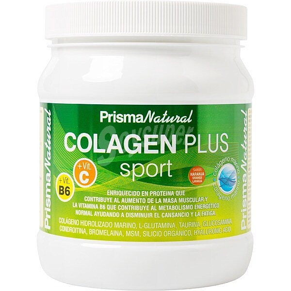 Colagen Plus Sport fortalece las articulaciones para deportistas sabor naranja 