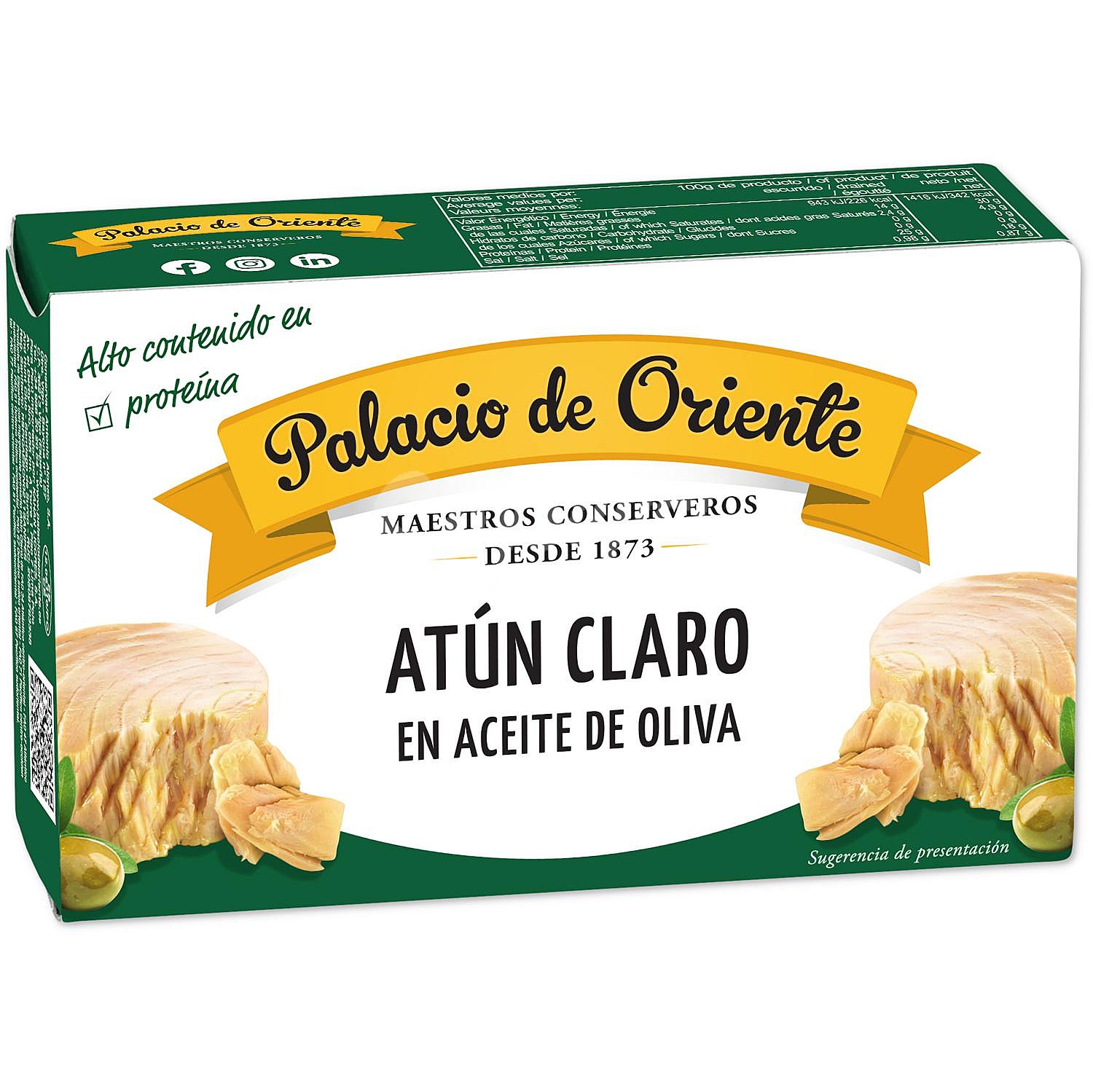 Atún claro en aceite de oliva