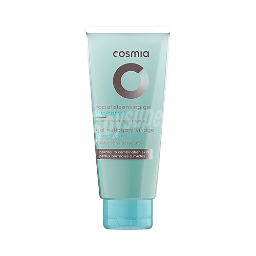 Cosmia Gel limpiador facial para pieles normales a mixtas cosmia