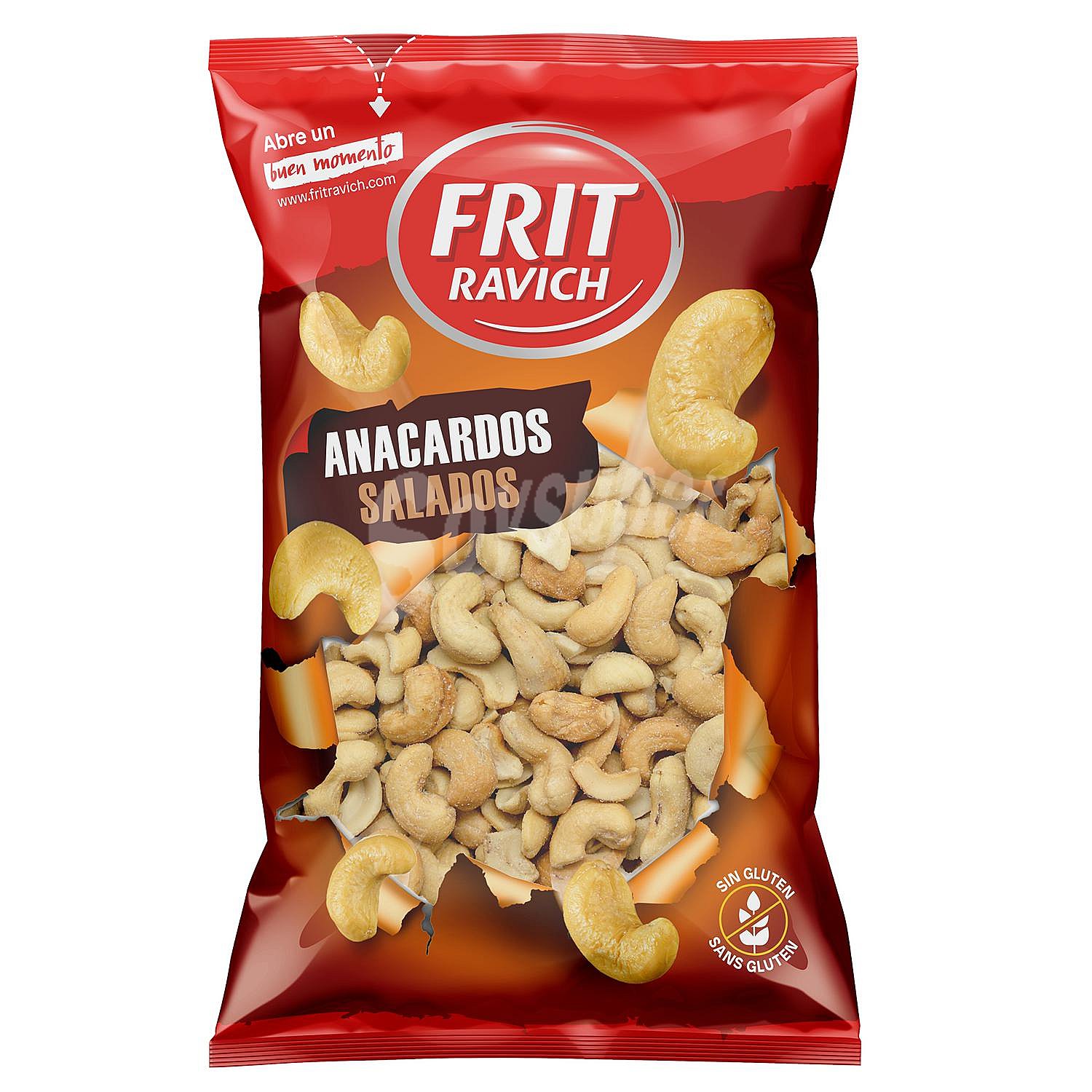 Anacardos fritos y salados