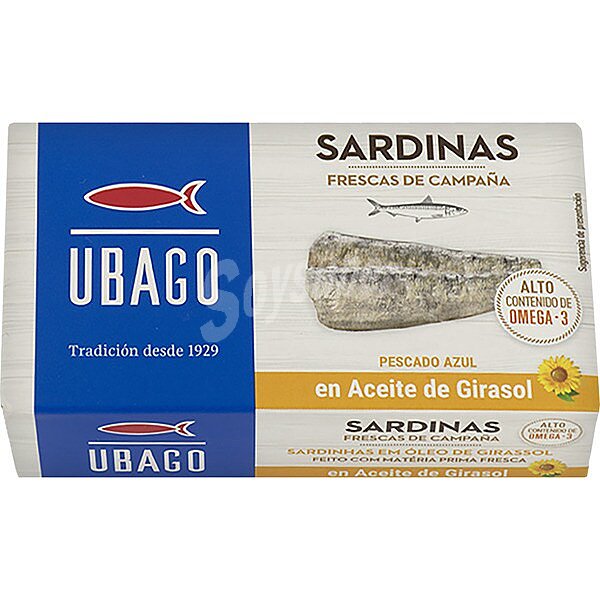 Sardinas en aceite de girasol