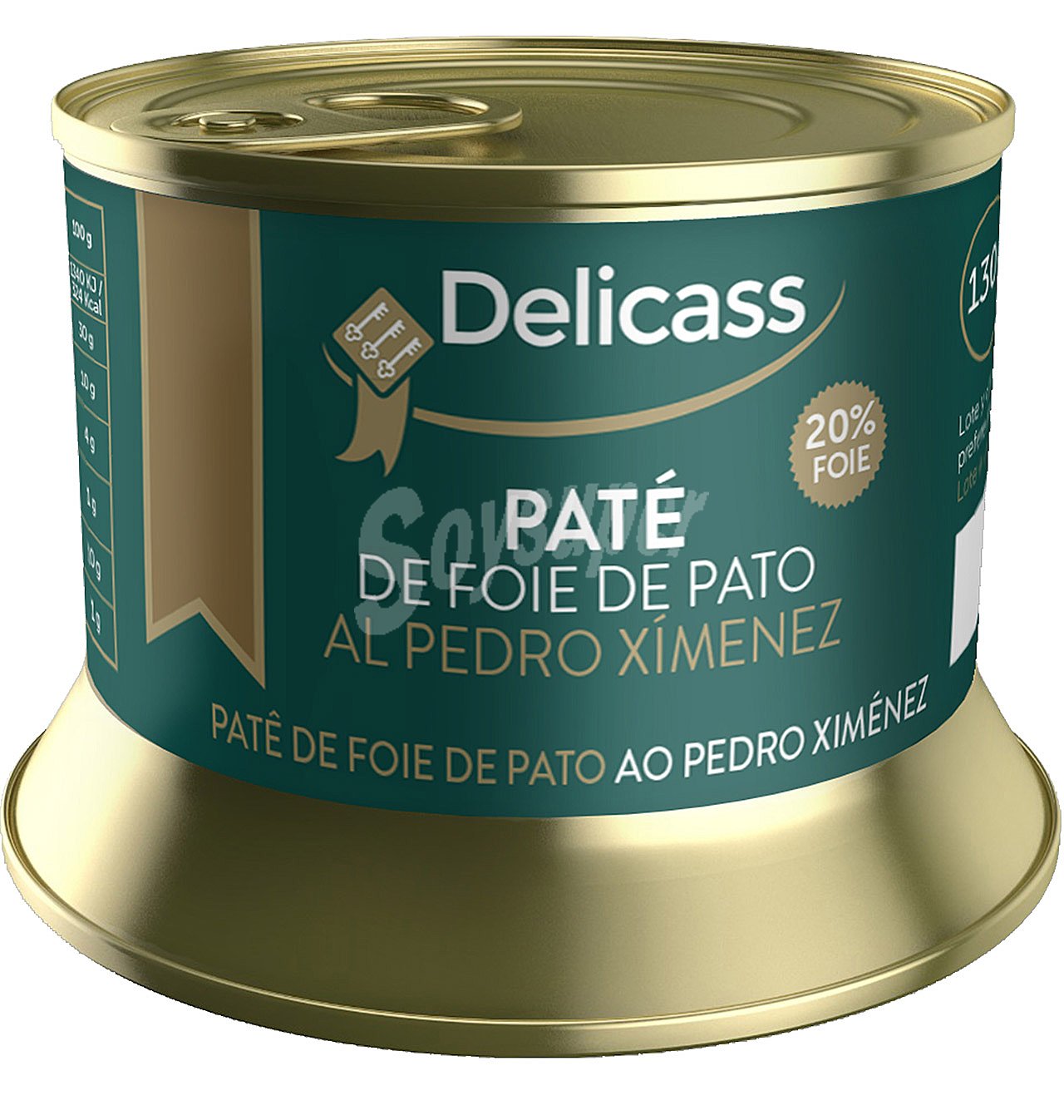 Pate foie delicass pato al pedro xímenez