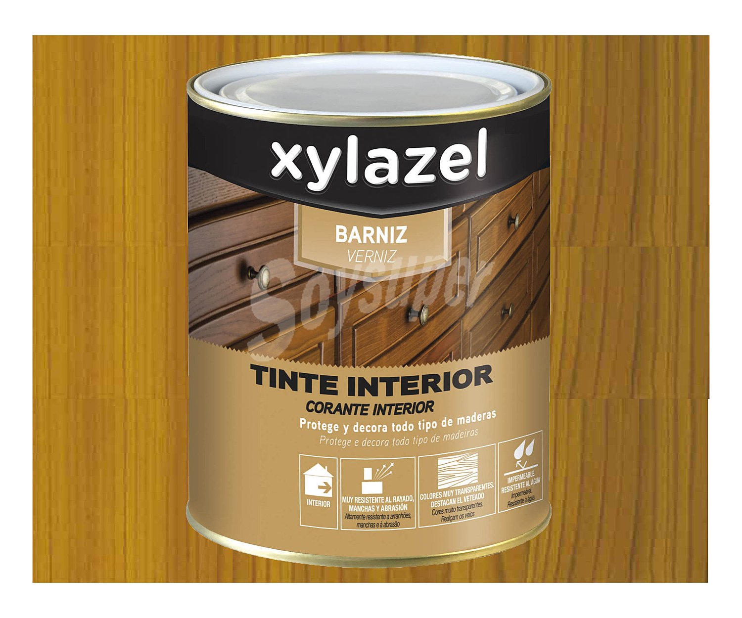 Barniz tinte interior, roble xylazel