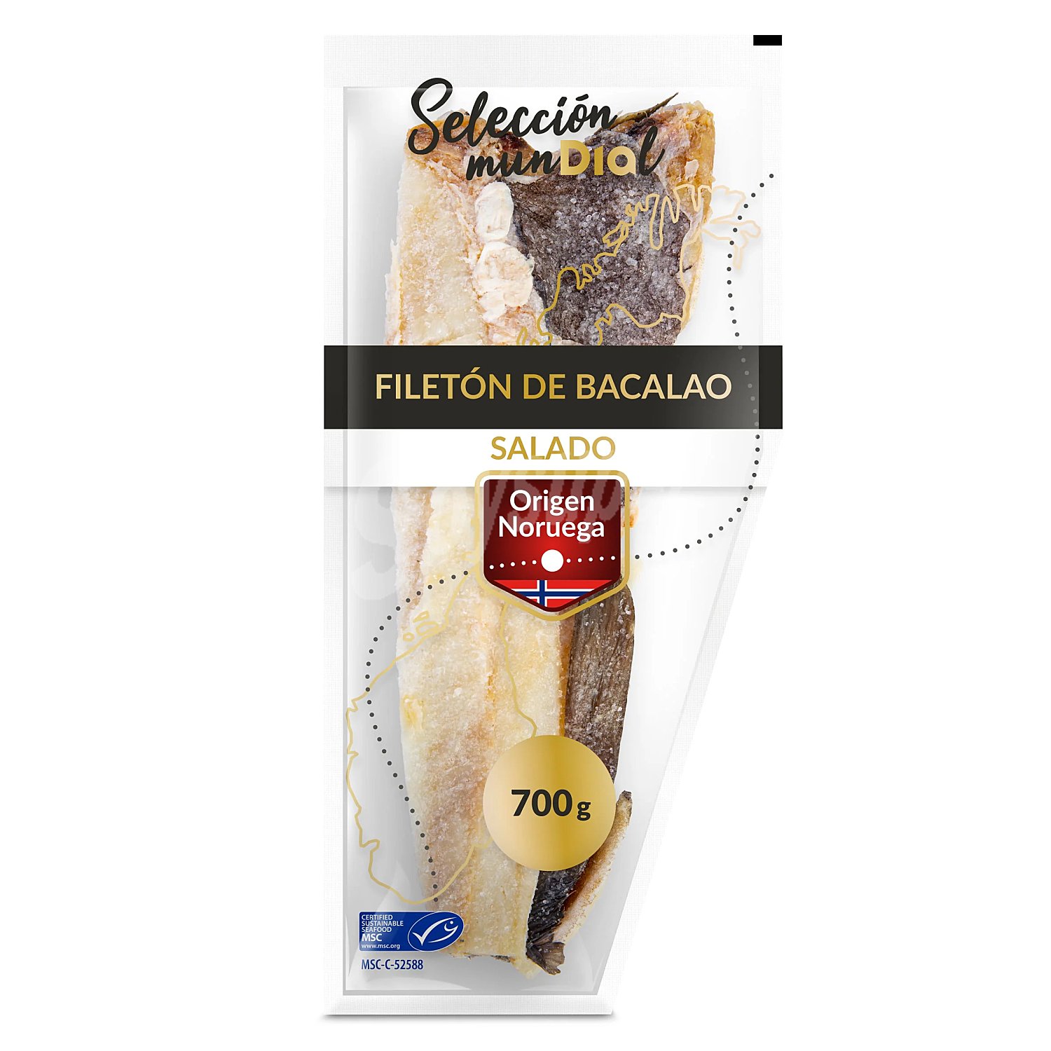 Filetón de bacalao salado MSC Selección Mundial