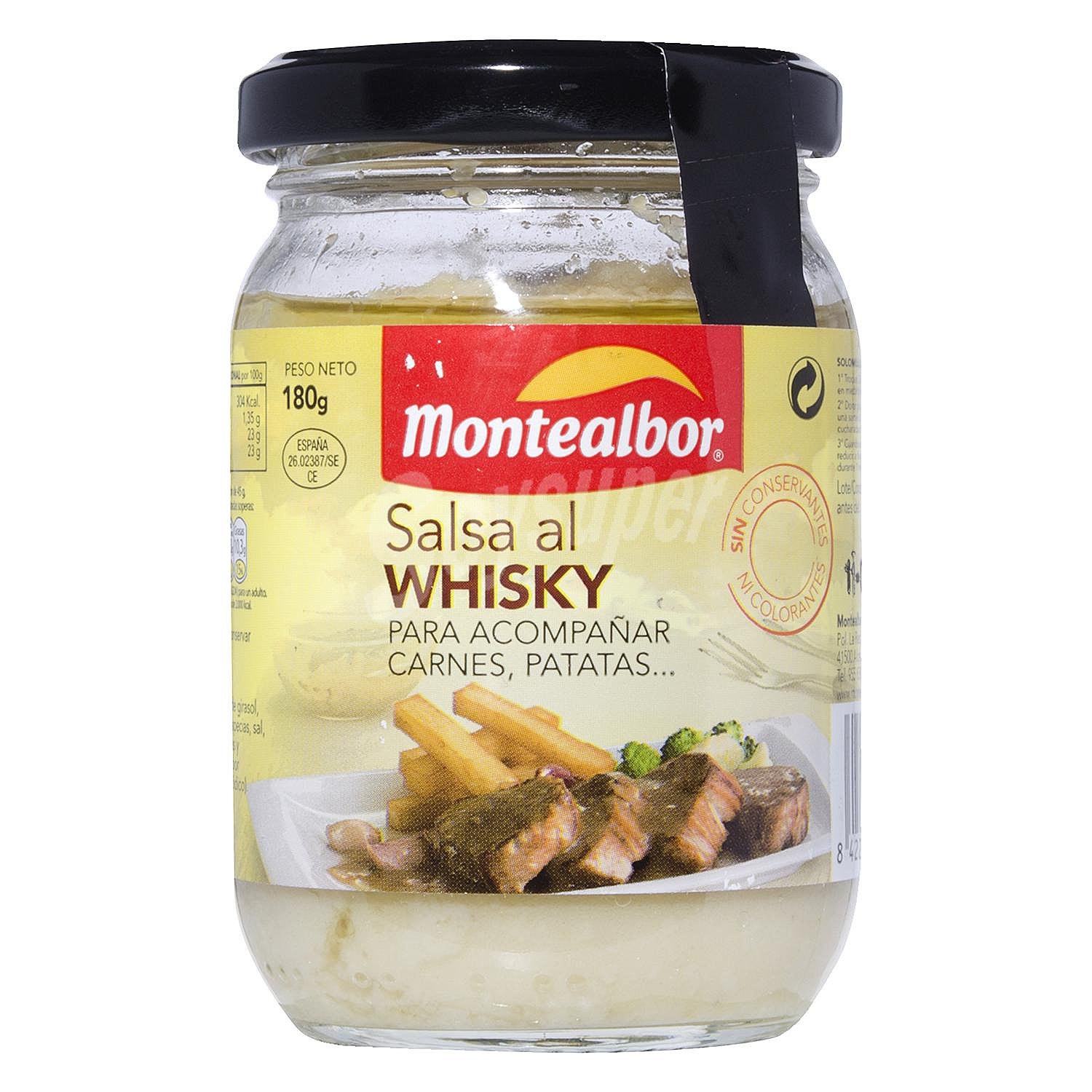 Salsa al whisky Montealbor