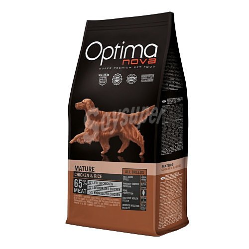 Super premium mature ALL breeds pienso para perros adultos +6 años con pollo y arroz para todas las razas