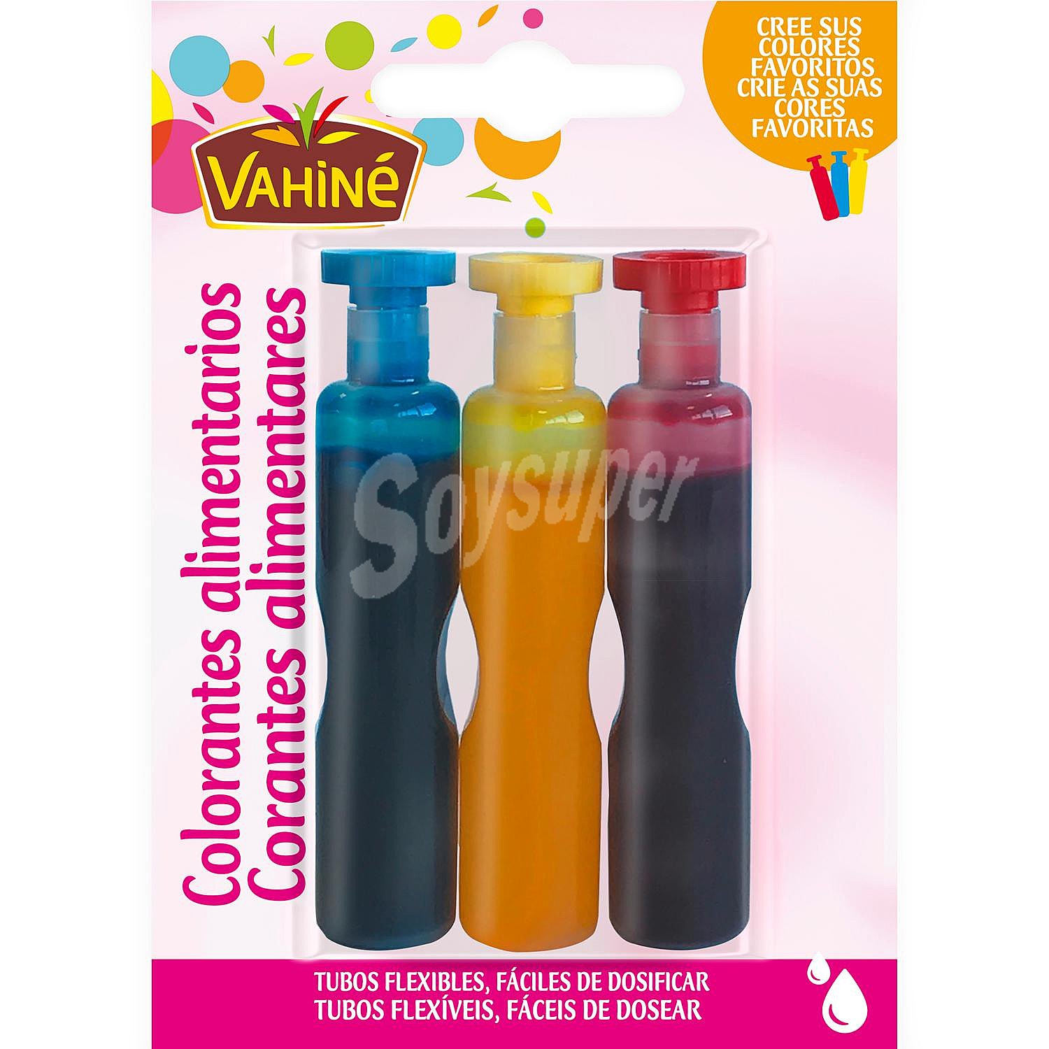 Colorantes alimentarios vahine