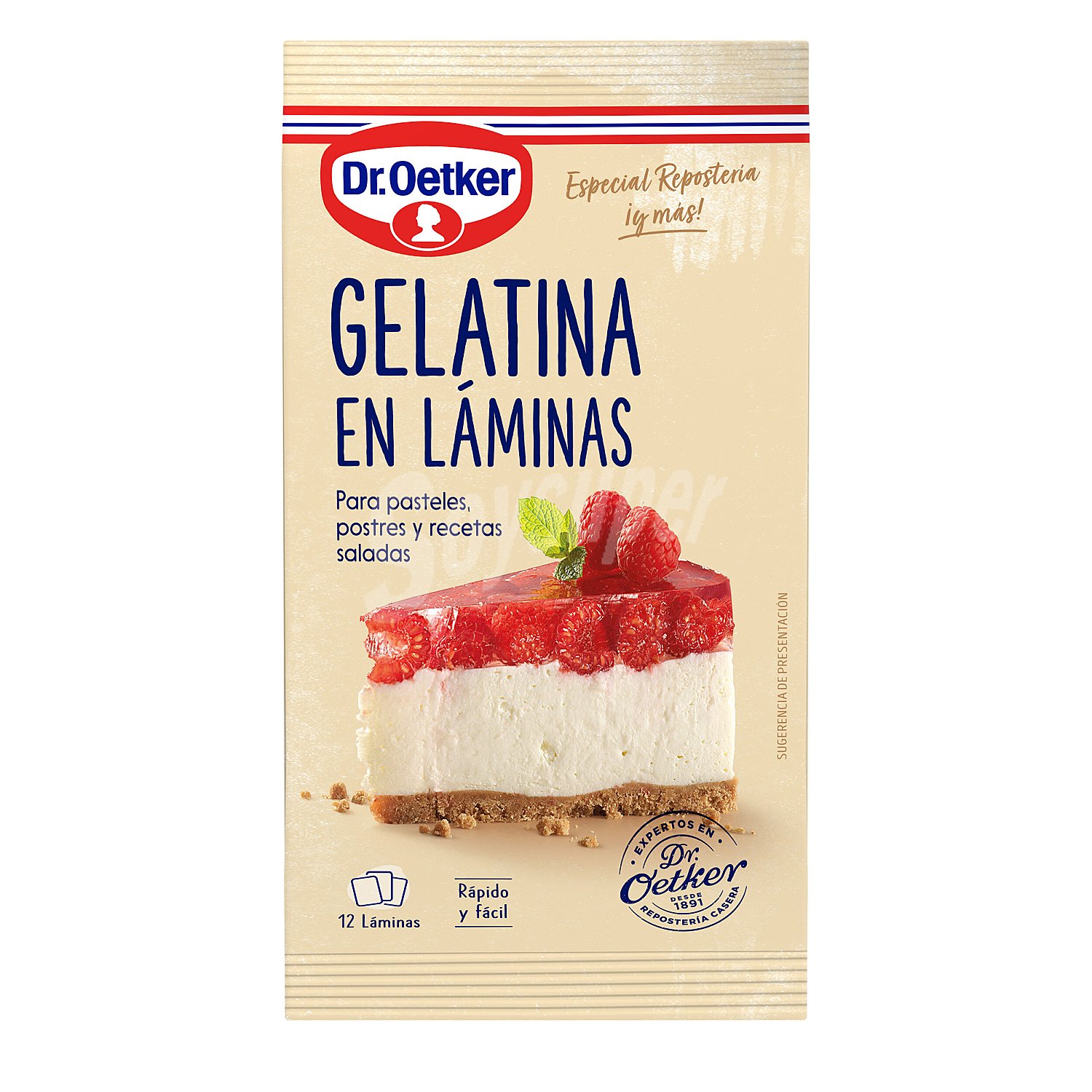 Gelatina en láminas