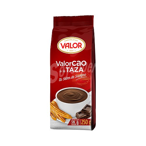 Valor Cacao en polvo, preparado alimenticio al cacao para su consumo cocido valor