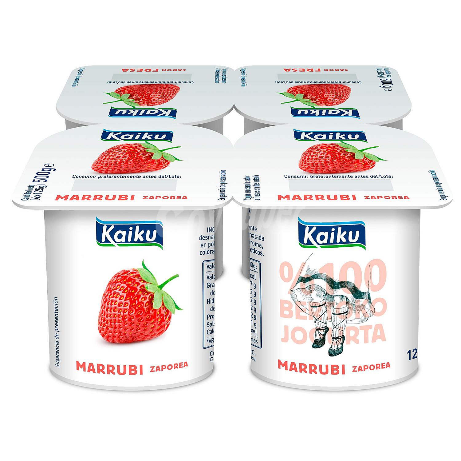 Yogur de fresa