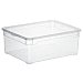 Caja con Tapa de Plástico Basic - Transparente