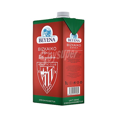 Beyena Leche semidesnatada de vacas de caserio beyena