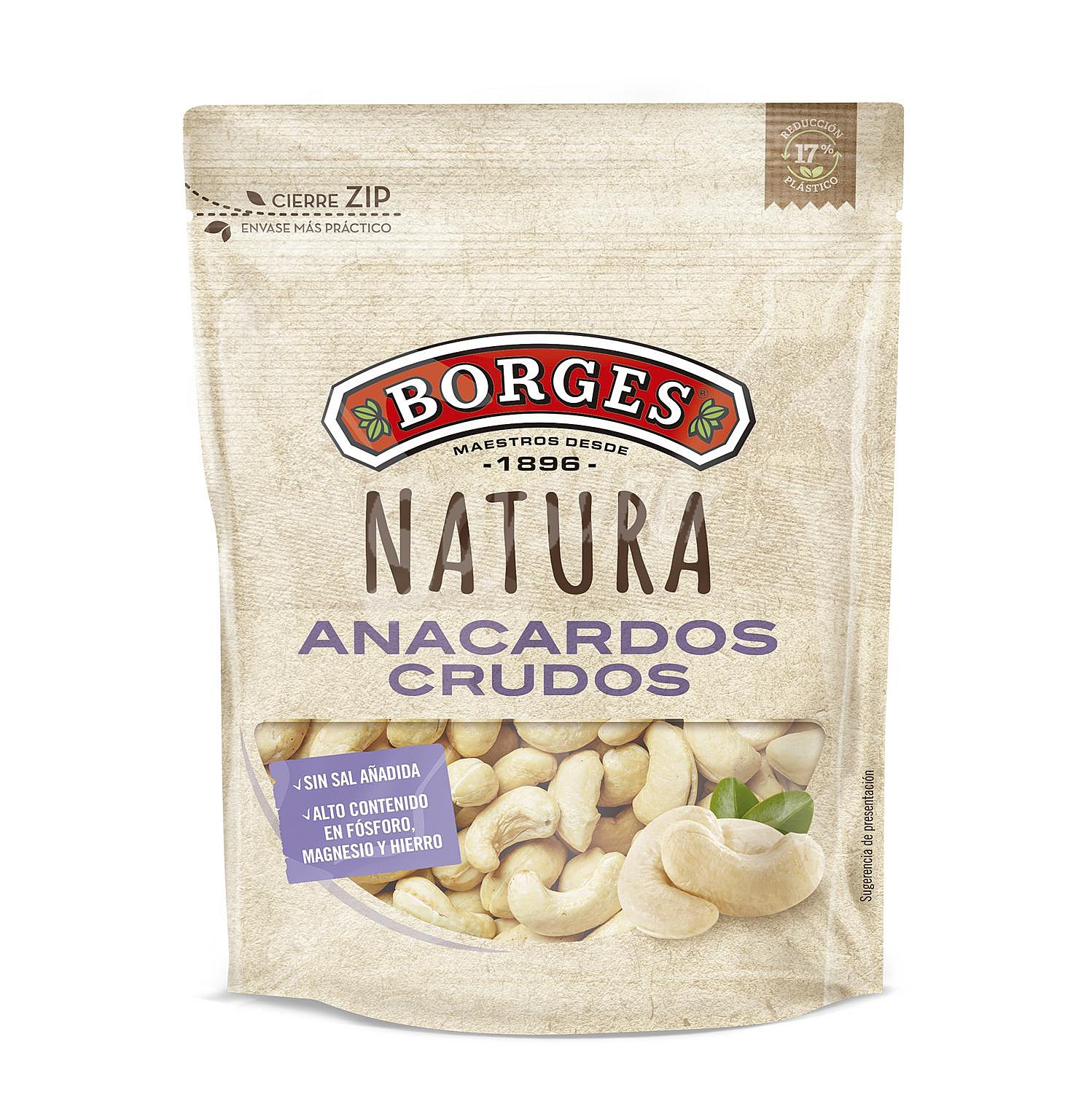 Anacardos crudos Natura Borges doy G