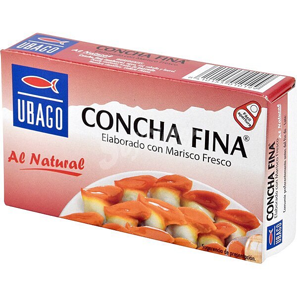 Concha fina al natural