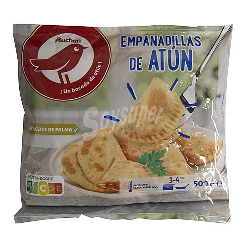 Producto alcampo Empanadillas ultracongeladas, rellenas de atún con tomate producto alcampo