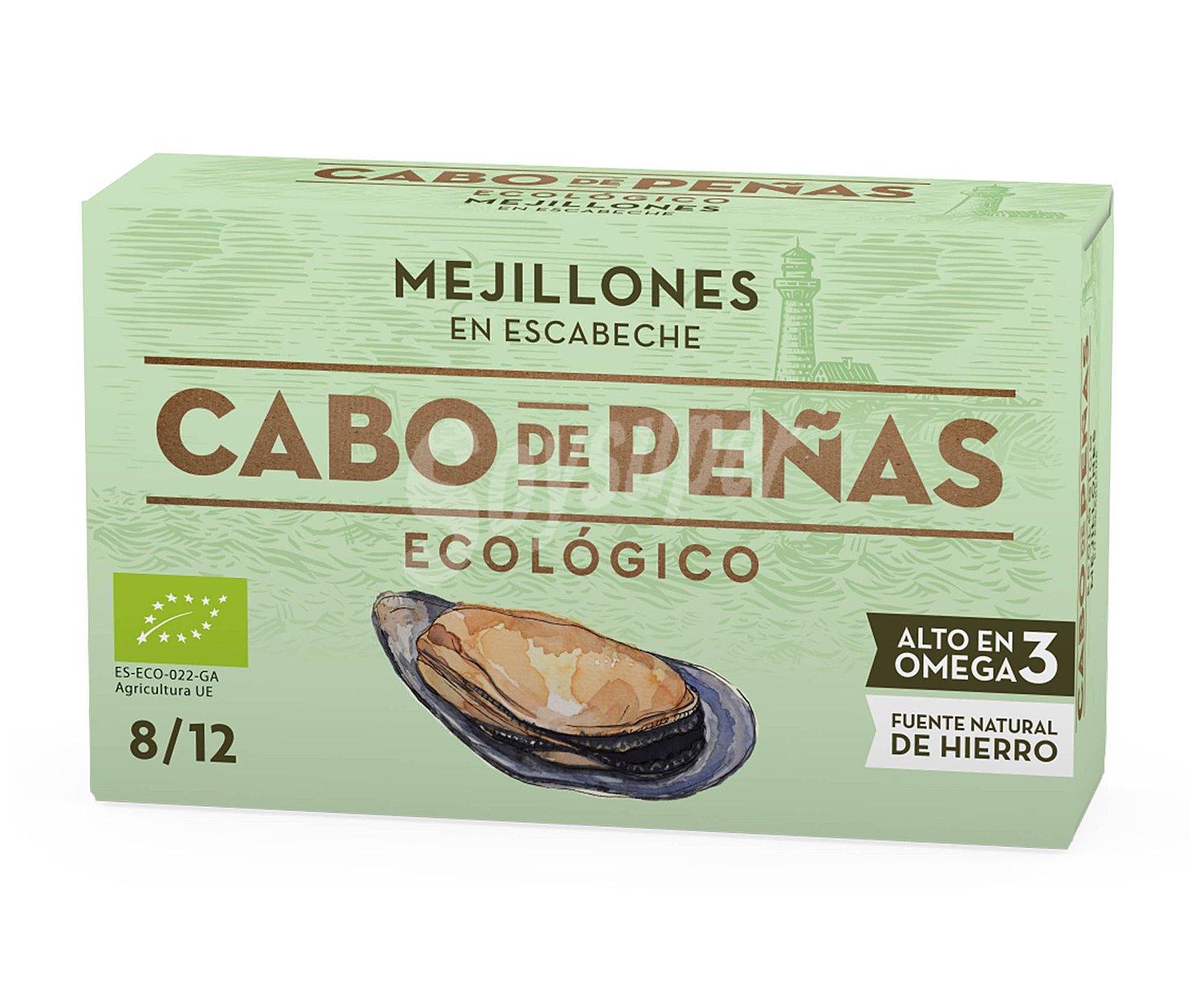 Mejillones aceite de oliva ecológico