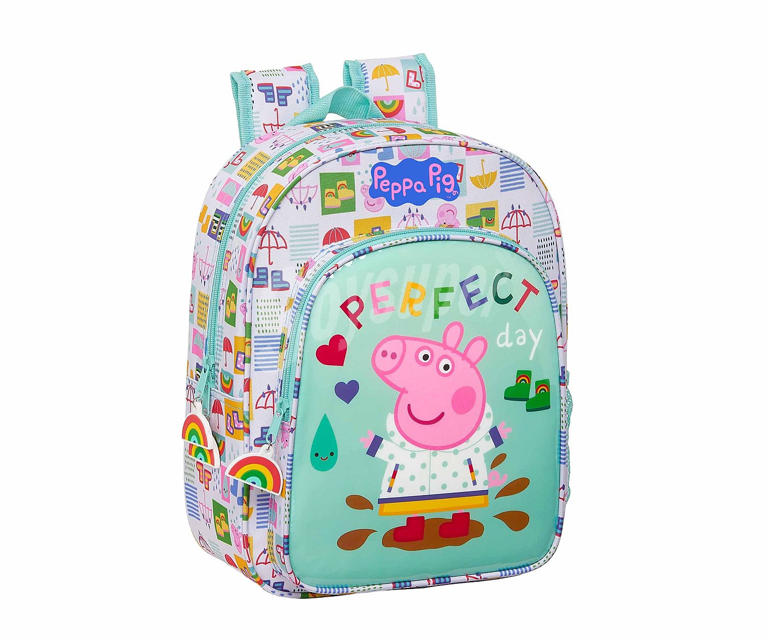 Mochila infantil peppa PIG adaptable a carro, safta.