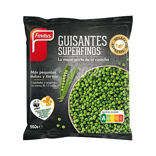 Findus Guisantes superfinos, cosechados y congelados en menos de 12 horas findus Selección especial