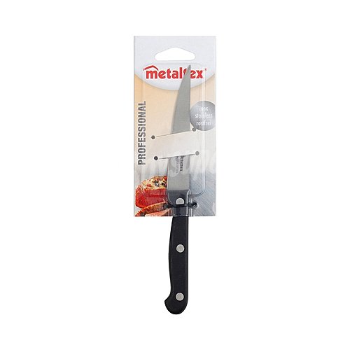 Cuchillo especial para carne con hoja de acero inoxidable de 20cm., Profesional metaltex