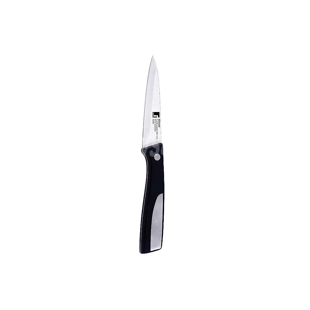 Cuchillo Multiusos de Acero Inoxidable bergner Resa 8,75 cm - Negro