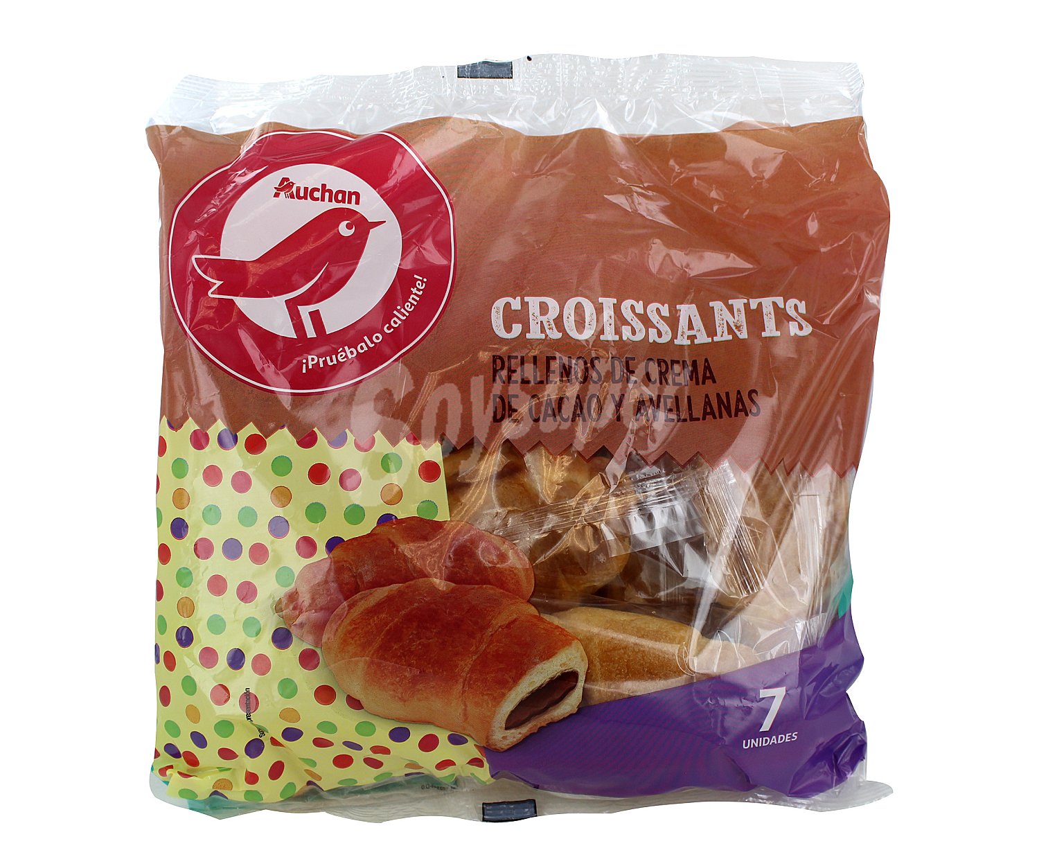 Producto alcampo Croissants rellenos de crema de cacao y avellanas producto alcampo