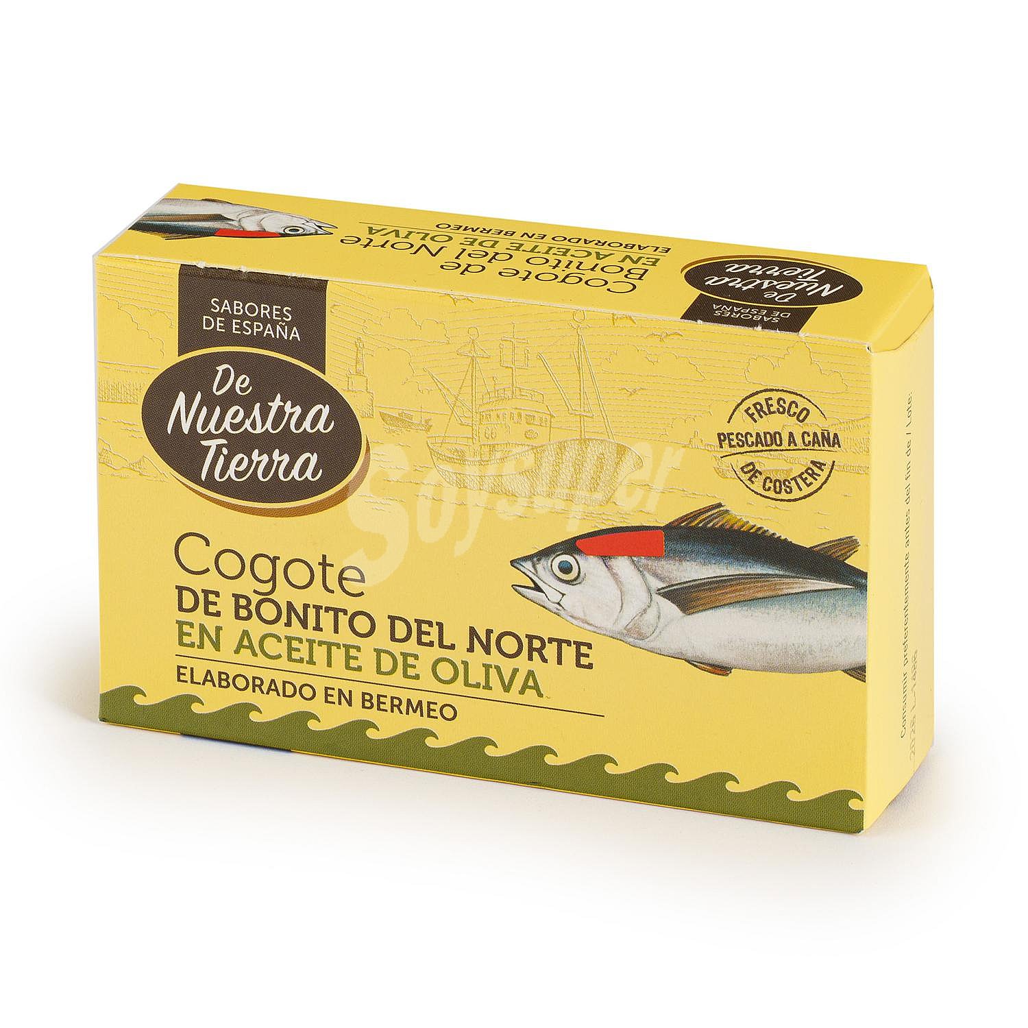 Cogote de bonito del norte en aceite de oliva De Nuestra Tierra