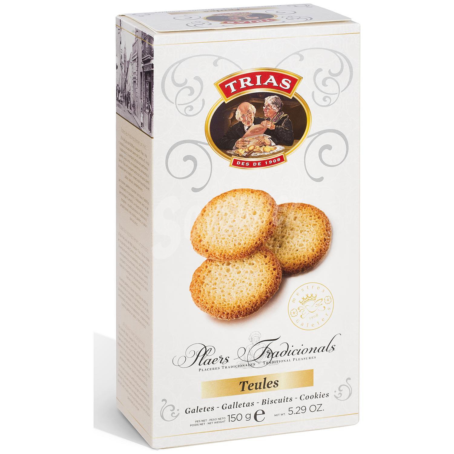 Galletas teules horneadas