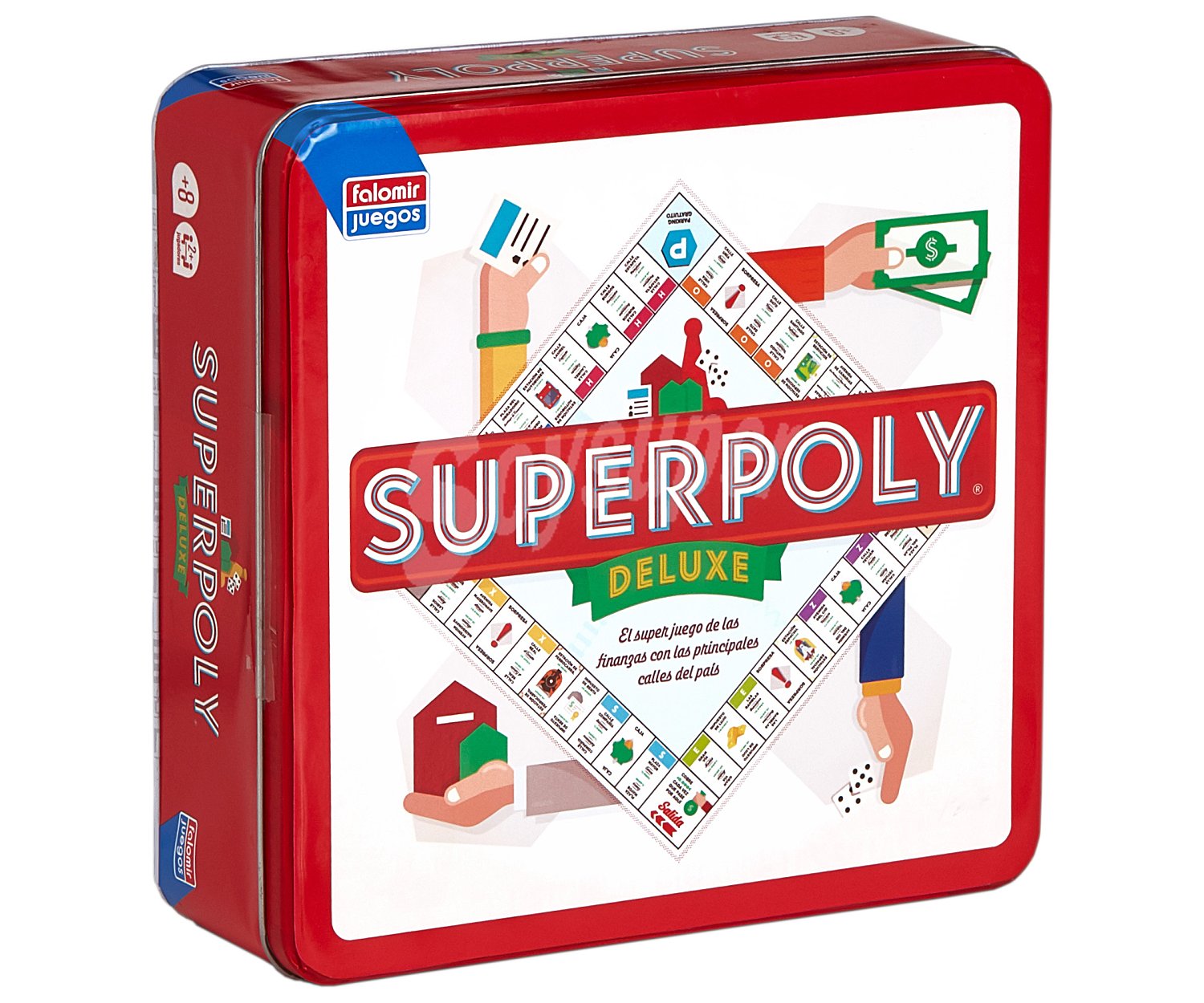 Juego de mesa de estrategia y gestión Superpoly Deluxe, mas de 2 jugadores,