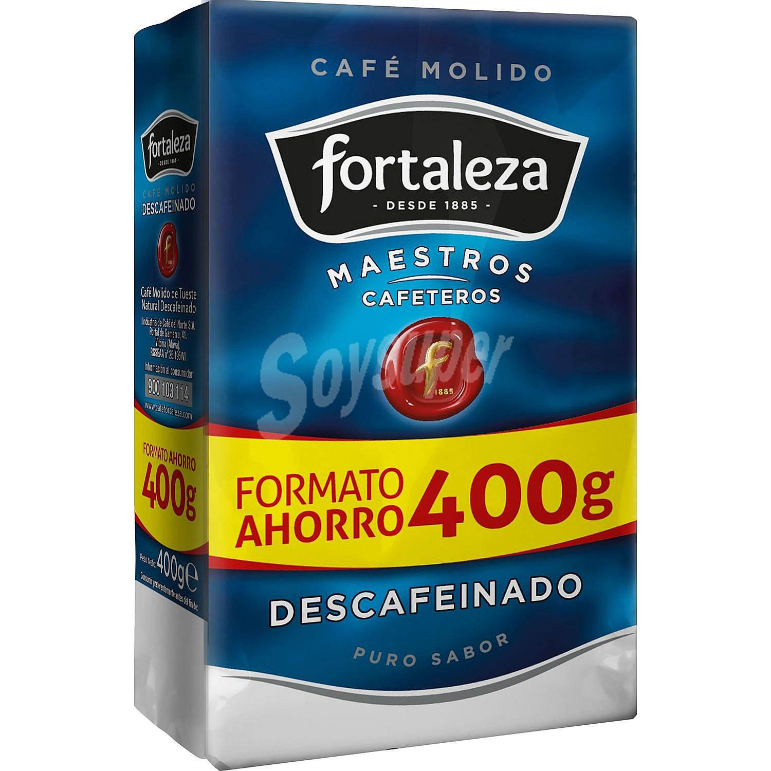 Maestros Cafeteros café molido descafeinado