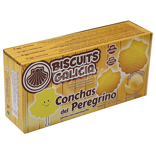 Biscuits galicia Galletas con mantequilla en forma de conchas biscuits galicia