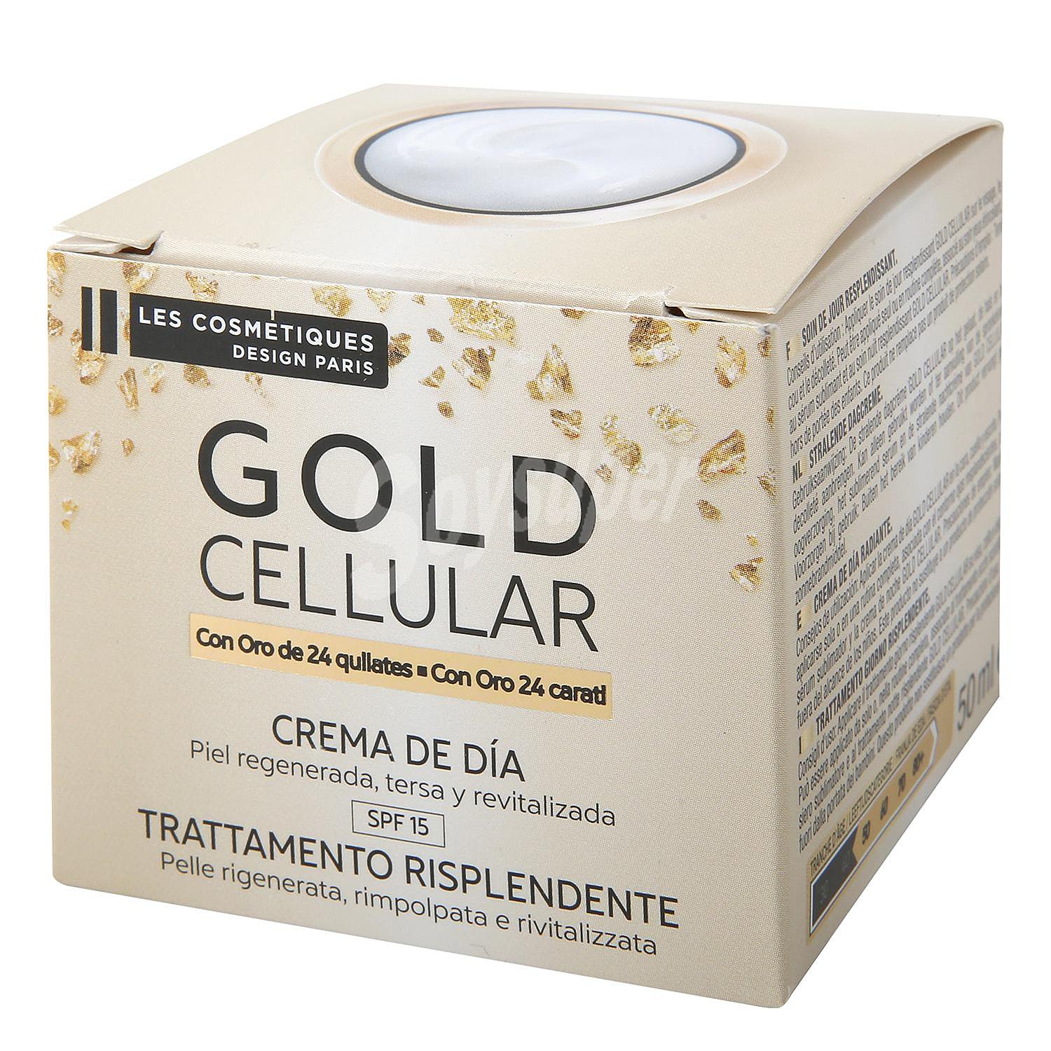 Crema de día facial Gold Celullar