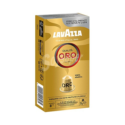 Lavazza Café Arábica en cápsulas compatibles con Nespresso, Intensidad 5, lavazza