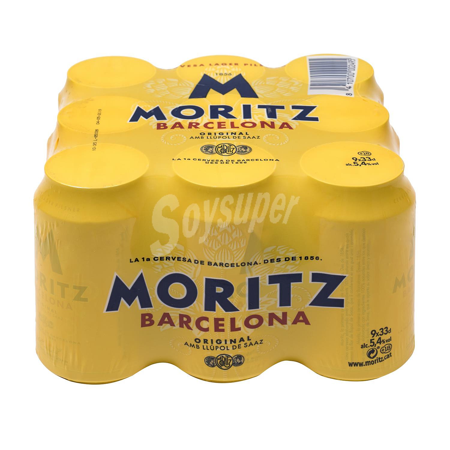 Cerveza rubia Moritz original