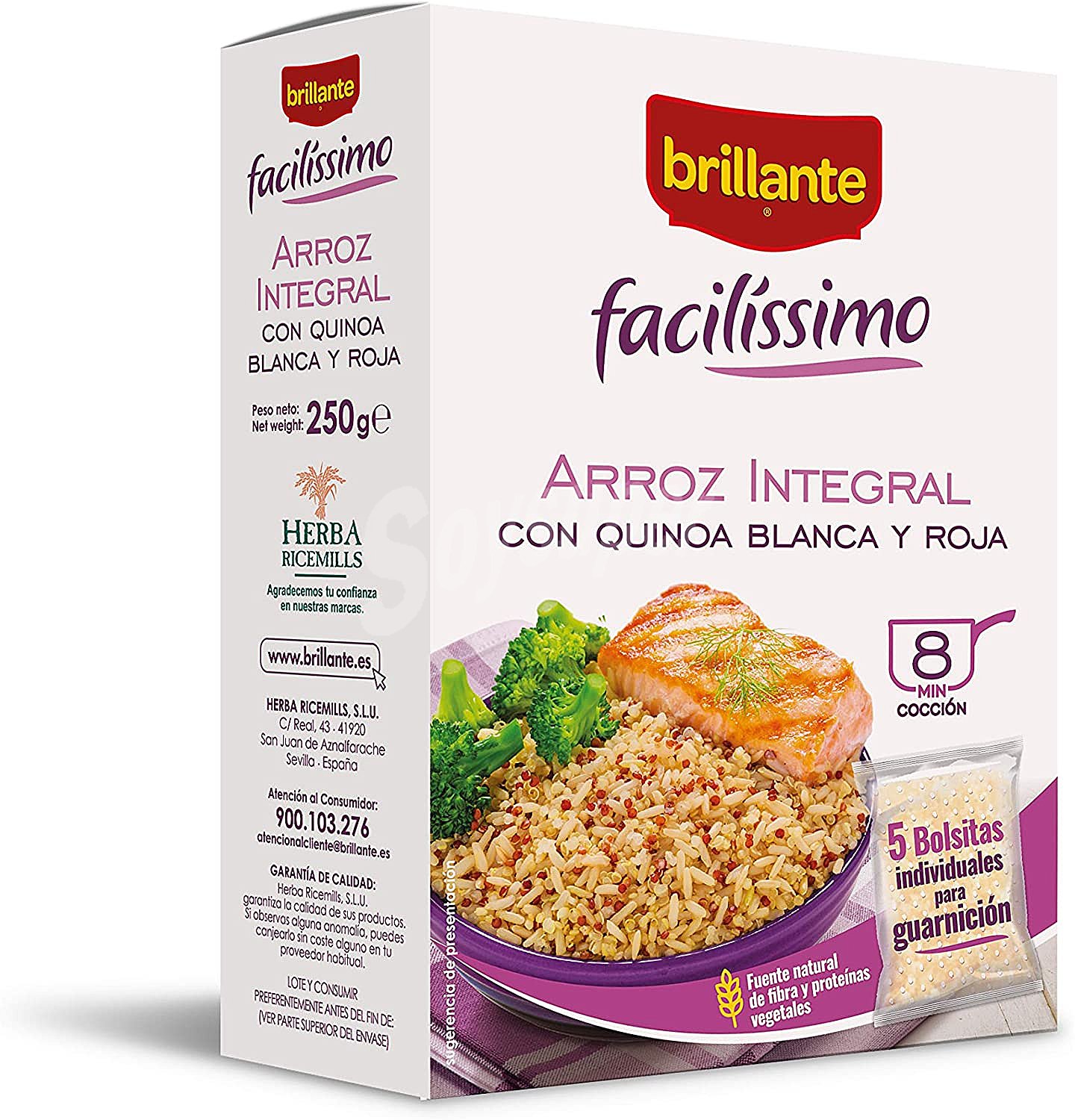 Arroz integral con quinoa facilíssimo brillante