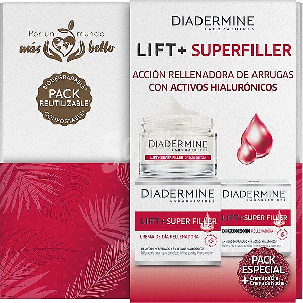 Lift+ Superfiller estuche con crema de día tarro 50 ml + crema de noche