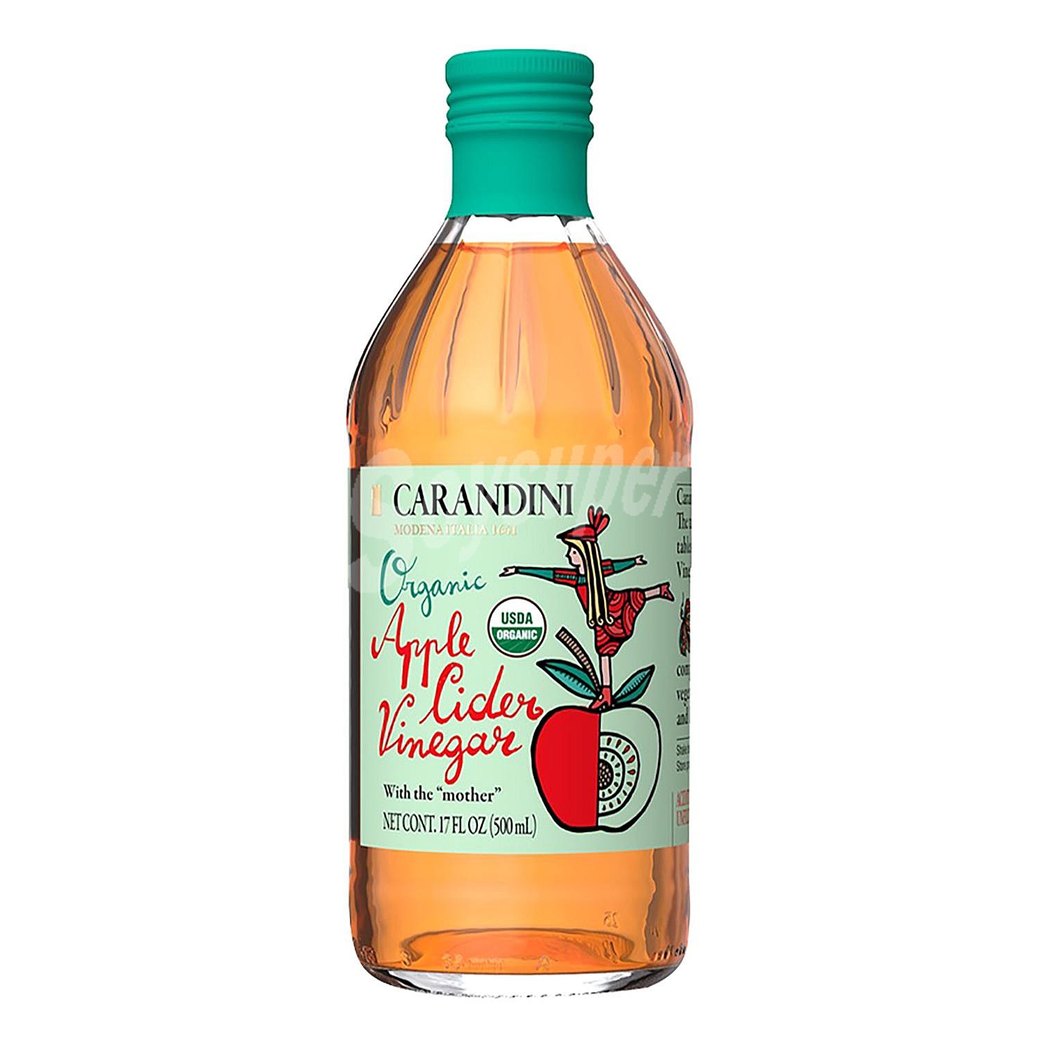 Vinagre ecológico de manzana Carandini