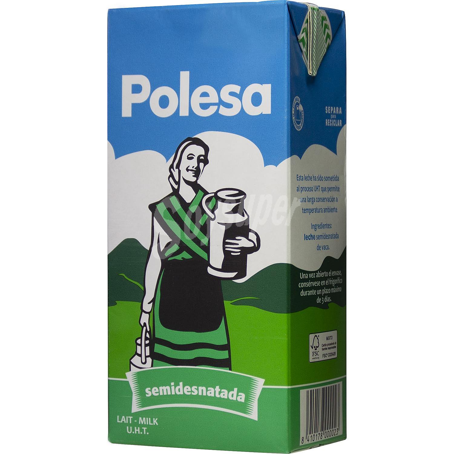 Leche semidesnatada La Polesa