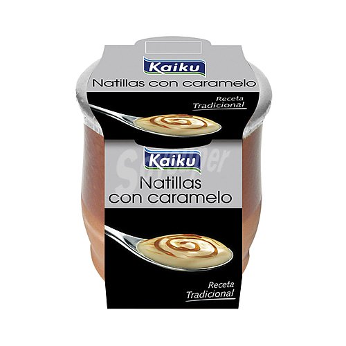 Kaiku Natillas de caramelo elaboradas siguiendo la receta tradicional kaiku