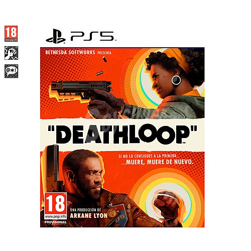 Deathloop para Playstation 5. Género: acción, shooter. pegi: +18 softworks