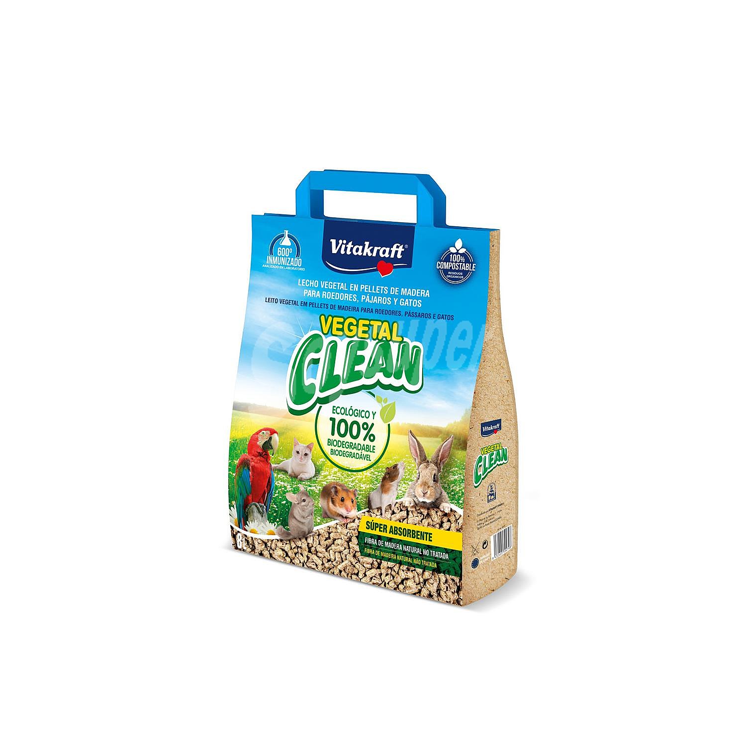 Vitakraft Vegetal Clean Corn Lecho Higiénico