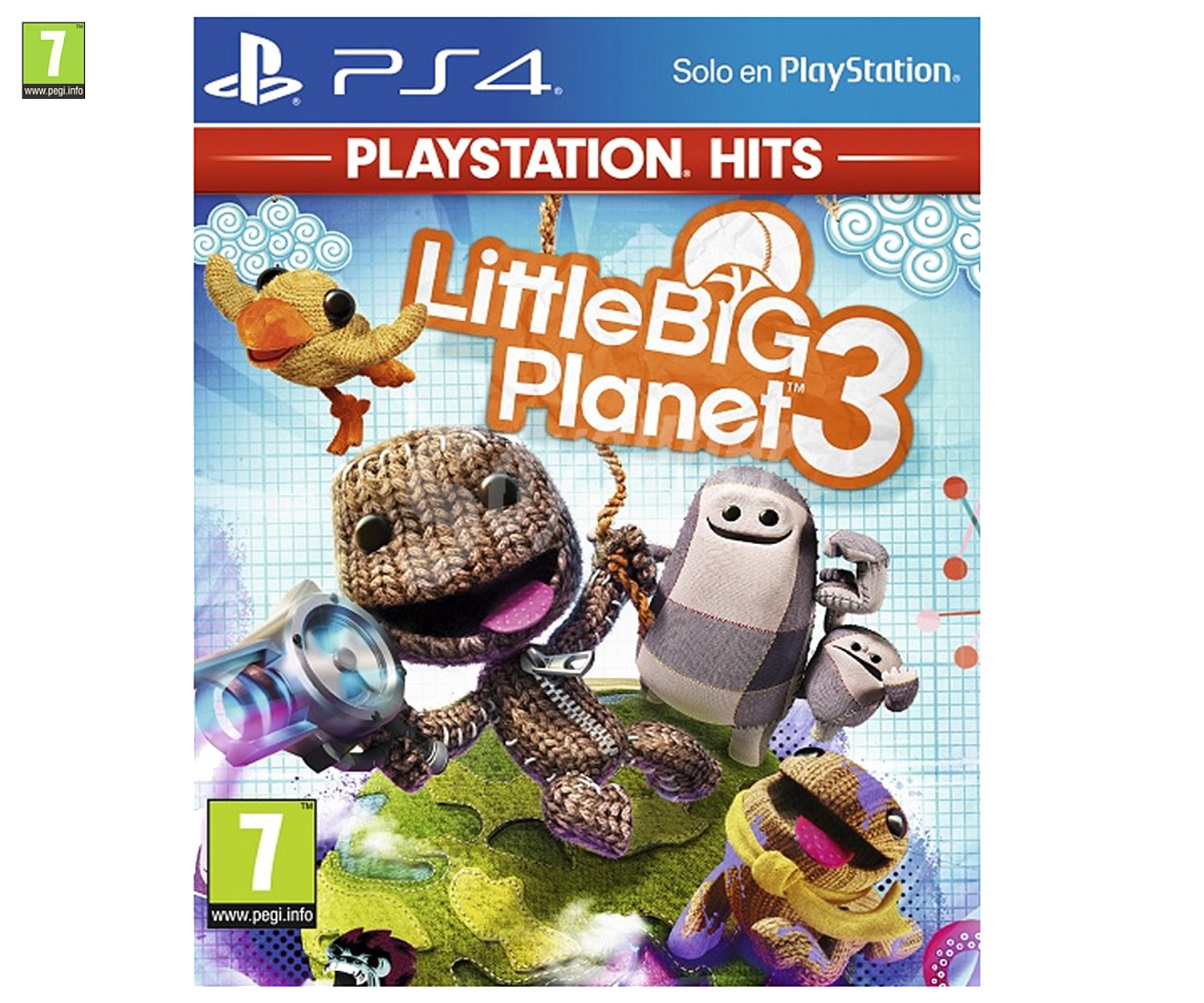 Juego littlebigplanet 3 para Playstation 4. Género: plataformas. pegi: +7 littlebigplanet 3 Hits Ps4