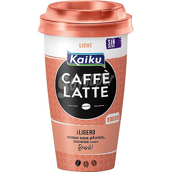 Café latte light Kaiku sin lactosa