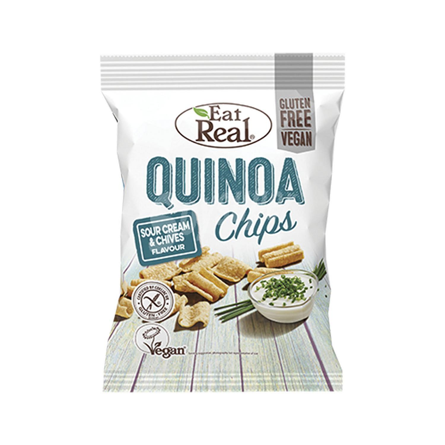 Chips de quinoa Eat Real sin gluten