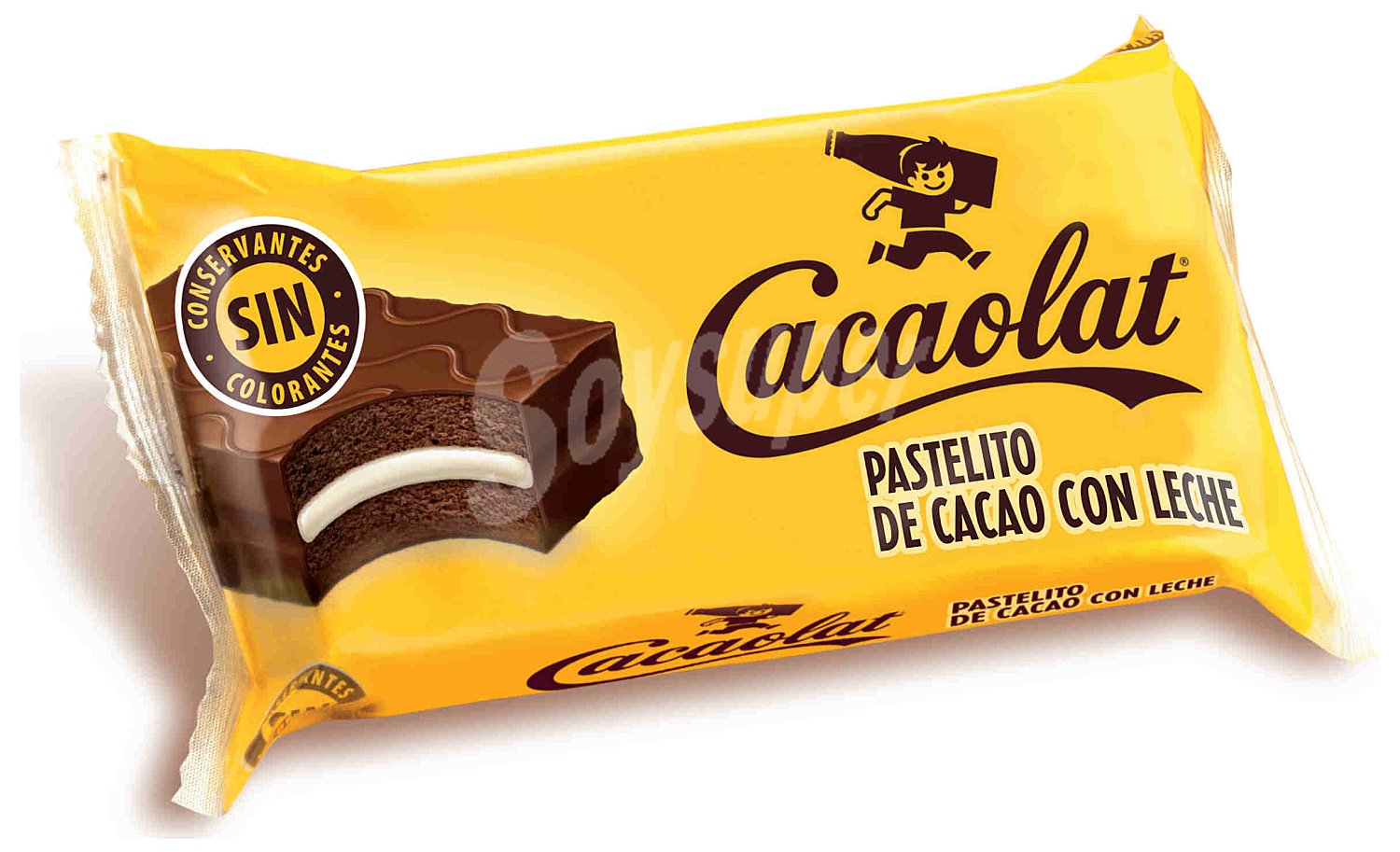 Pastelito de cacao con leche