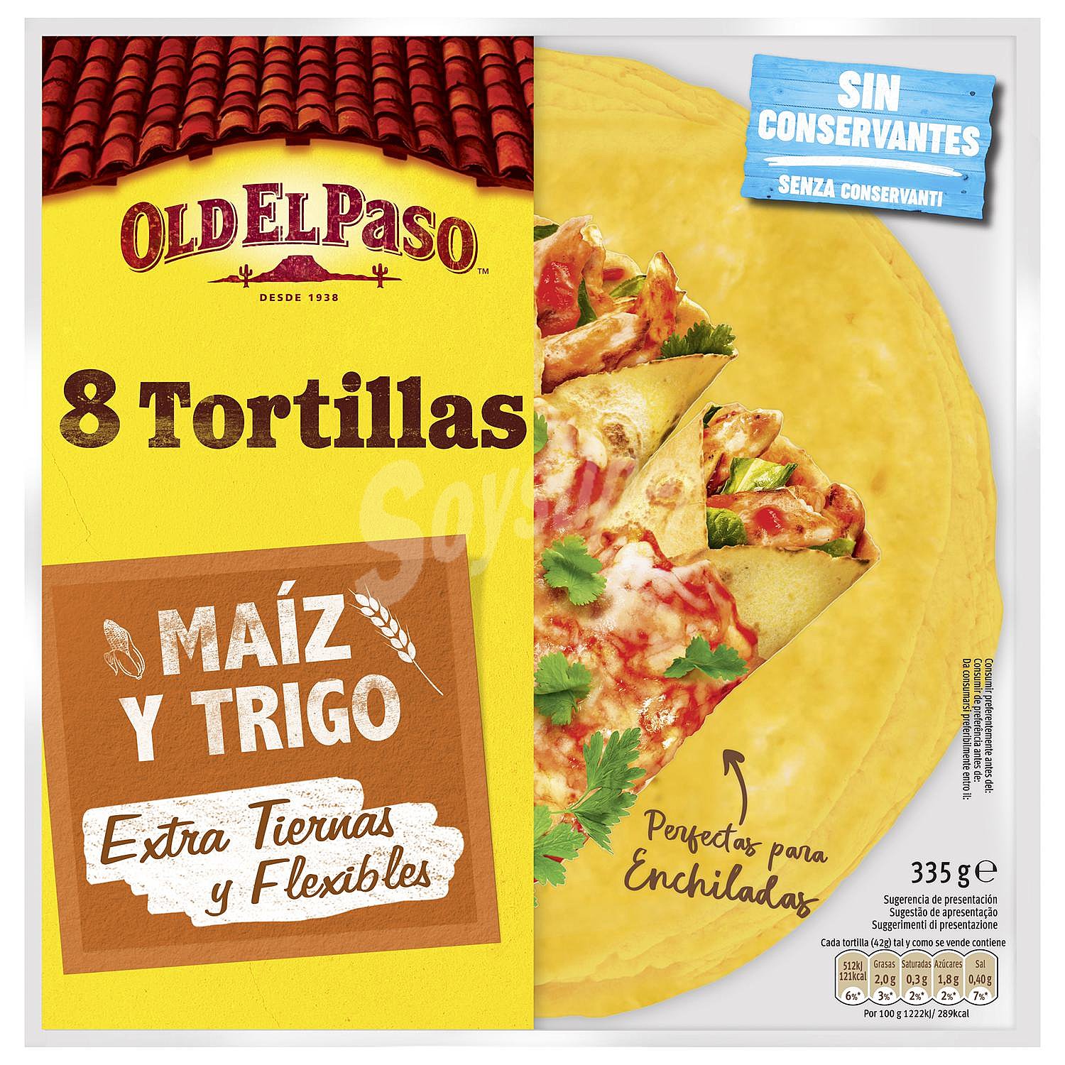 Tortilla maíz