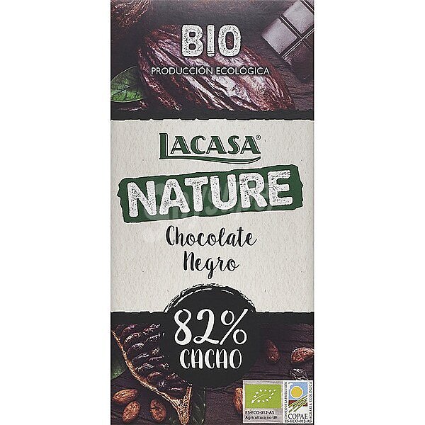 Bio Nature chocolate negro ecológico 82% cacao