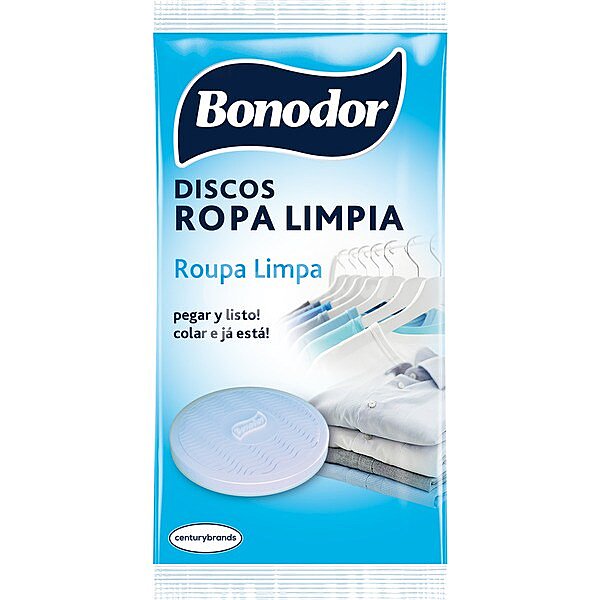 Discos antipolillas aroma ropa limpia